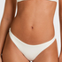 Modelujące Majtki Bikini z Wysokim Stanem Aruba, Biały