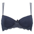 Padded underwired bra Lily Sweetheart, Niebieski