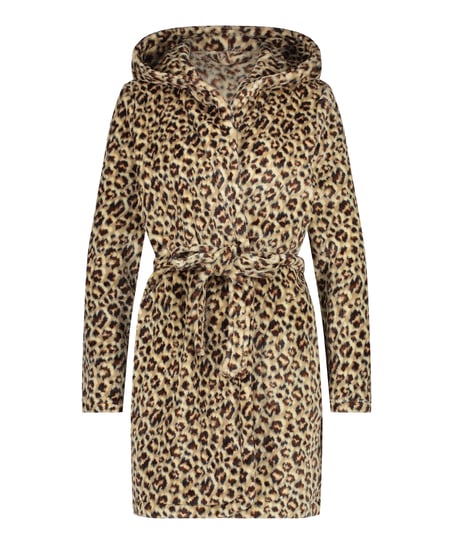 Szlafrok z polaru, Beżowy