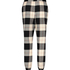 Twill Check pyjama bottoms, Czarny