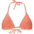 Triangle Bikini Top Luxe, Pomarańczowy
