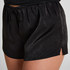 Satin Shorts Ayla, Czarny