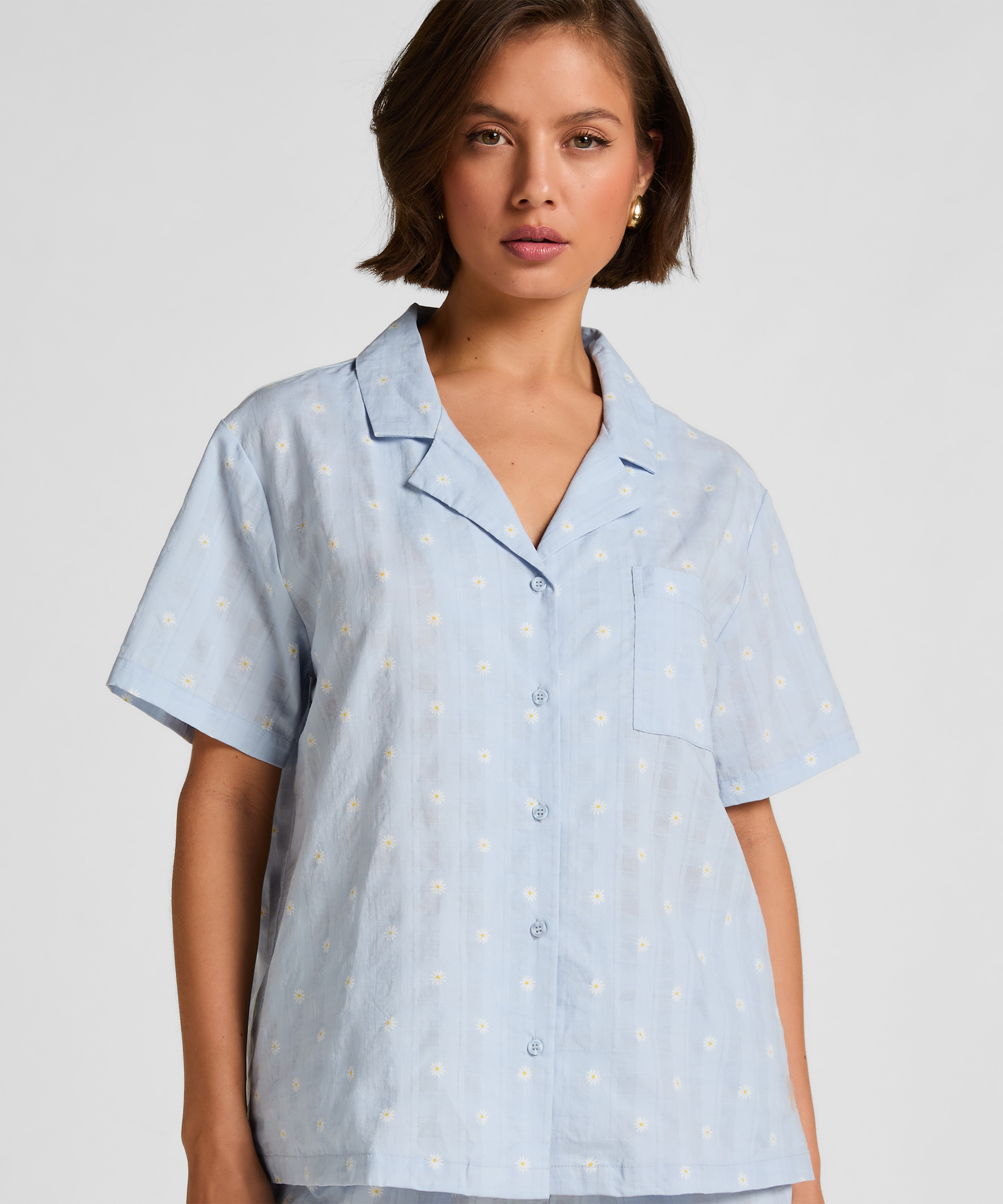 Jacket Woven, Niebieski, main
