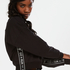 HKMX cropped sweater, Czarny