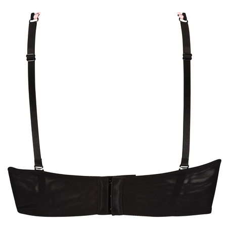 Padded underwired bra Kiara, Czarny