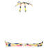 Hawaii biustonosz push up bikini z wkładkami, Biały