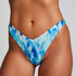 Majtki Bikini Wysoko Krojona Paraguay, Niebieski
