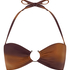 G&oacute;ra od bikini bandeau Janiero, Fioletowy