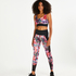 HKMX High waisted sports leggings, Czerwony
