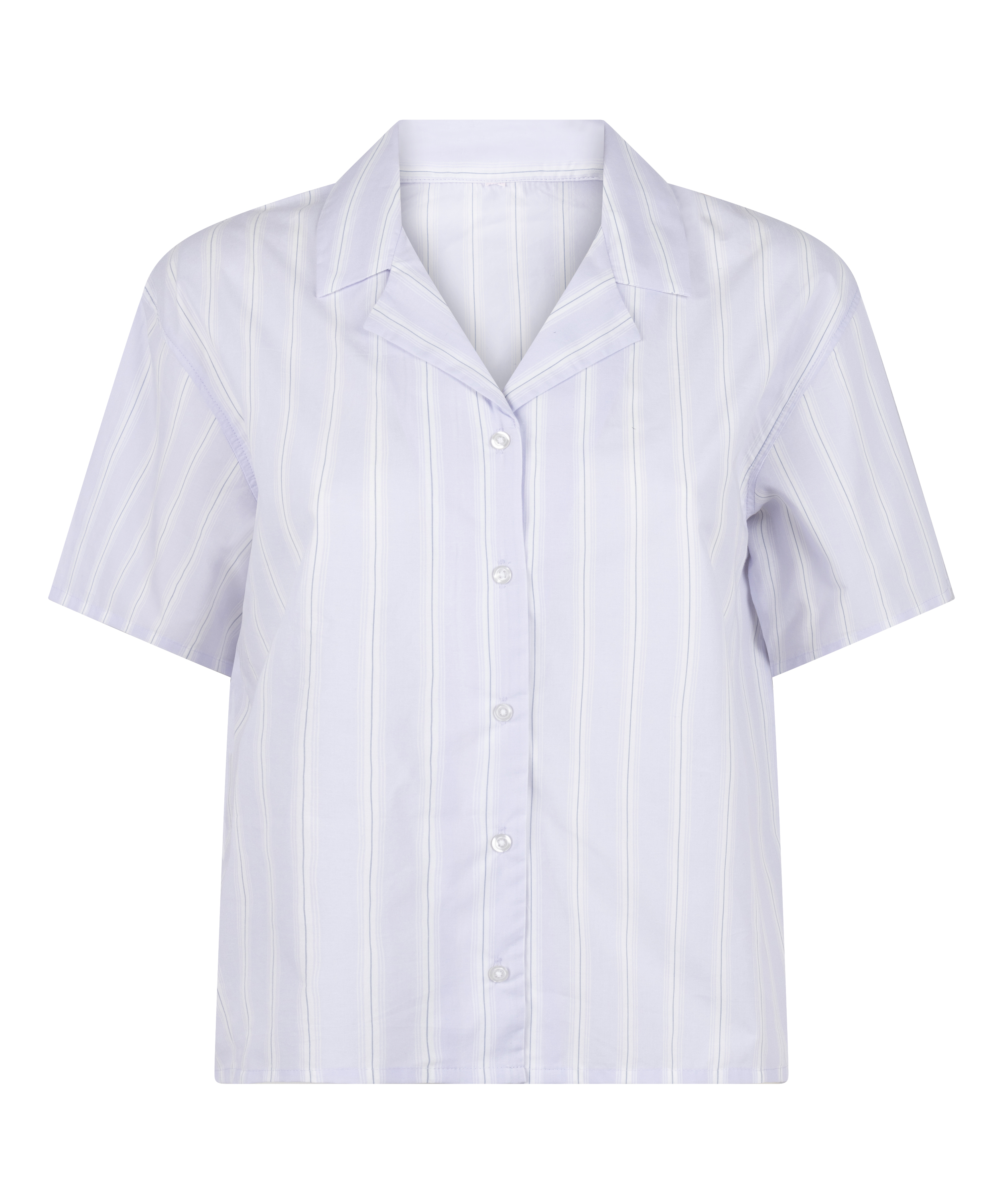 Bawełniana Kurtka w Paski, Fioletowy, main