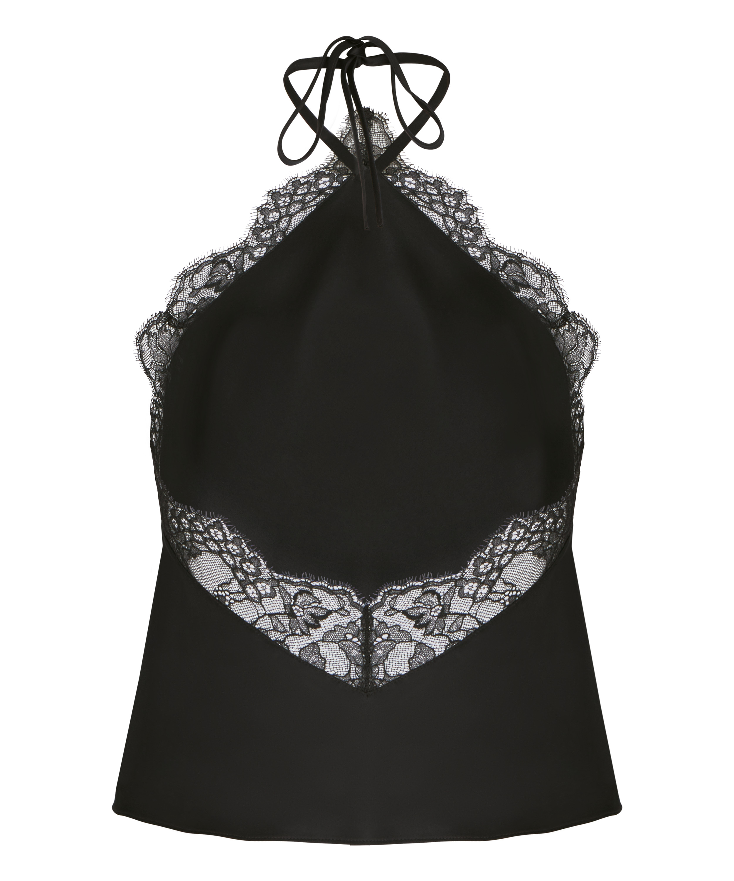 Halter Top Cecilia, Czarny, main