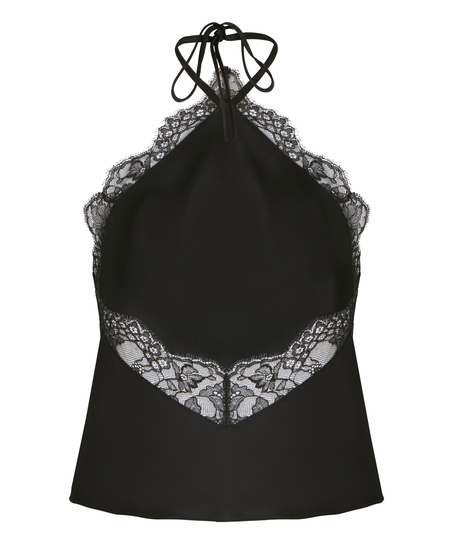 Halter Top Cecilia, Czarny