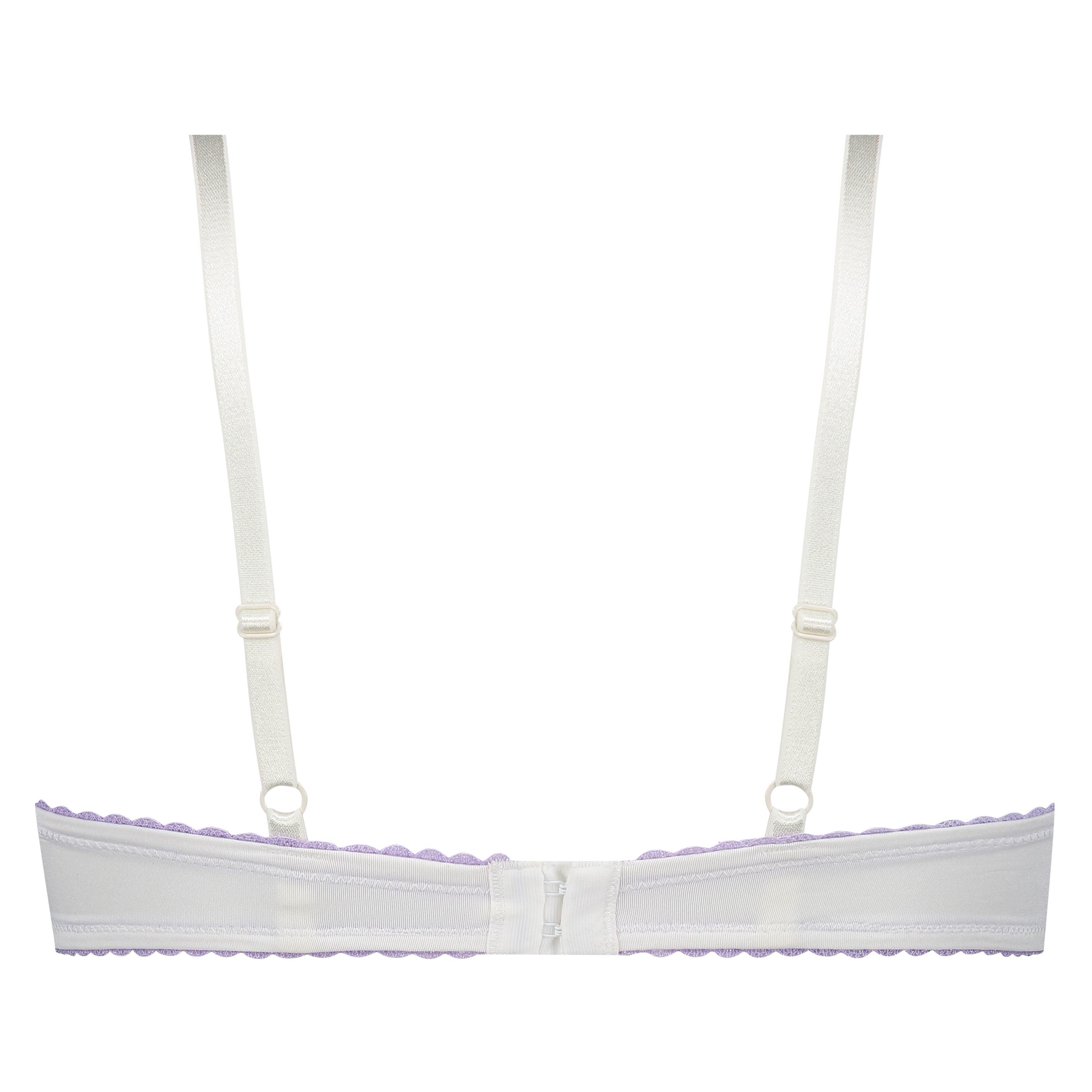 Cherry Padded Underwired Bra, Biały, main