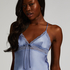 Cami Top Satin Marcela, Niebieski