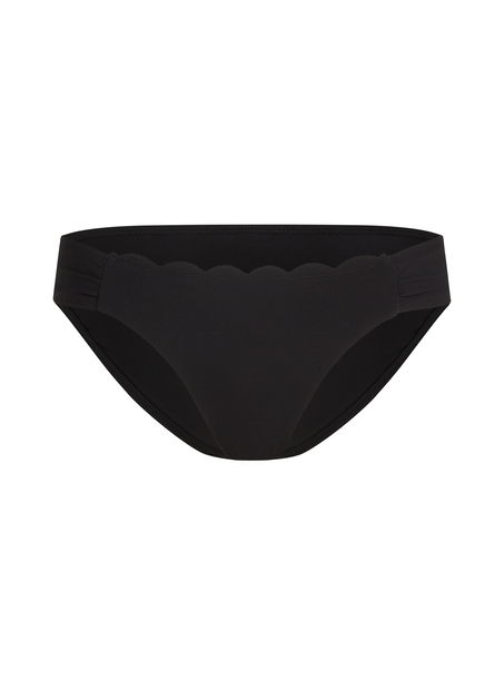 Majtki Bikini Rio Scallop, Czarny