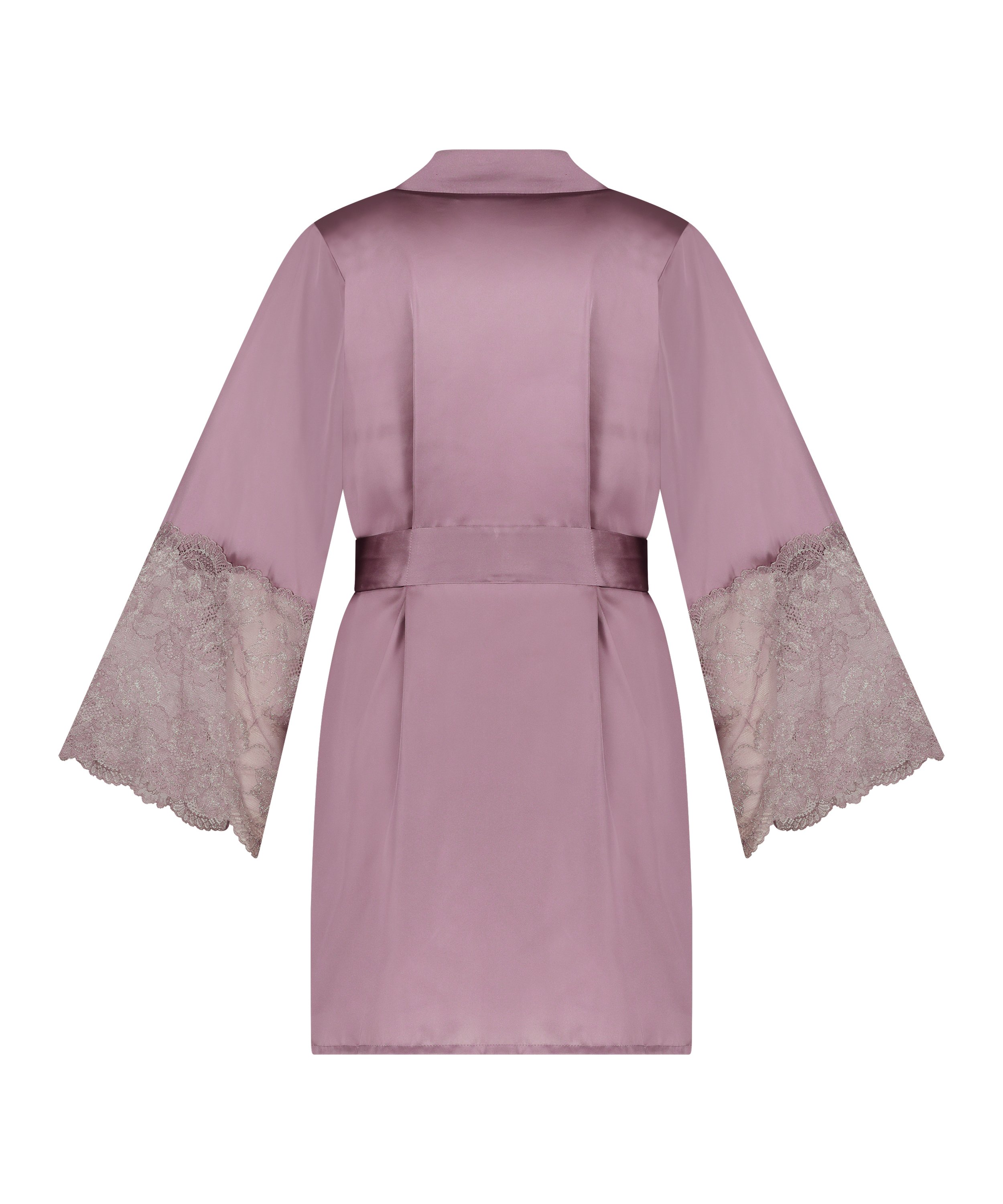 Satynowe kimono, Fioletowy, main