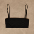 Bandeau Bralette Smooth, Czarny