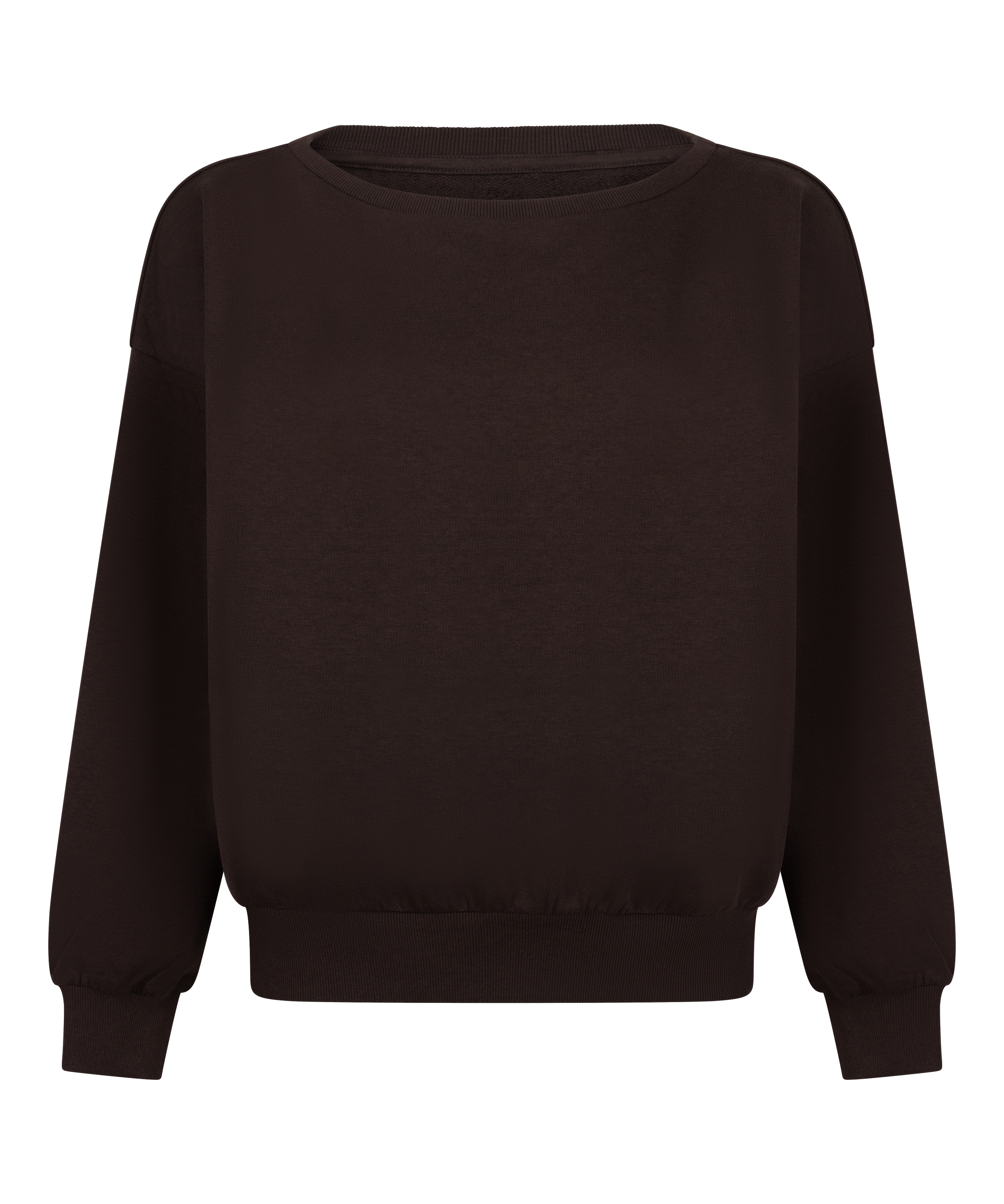Boatneck Sweater Audrey, Brązowy, main