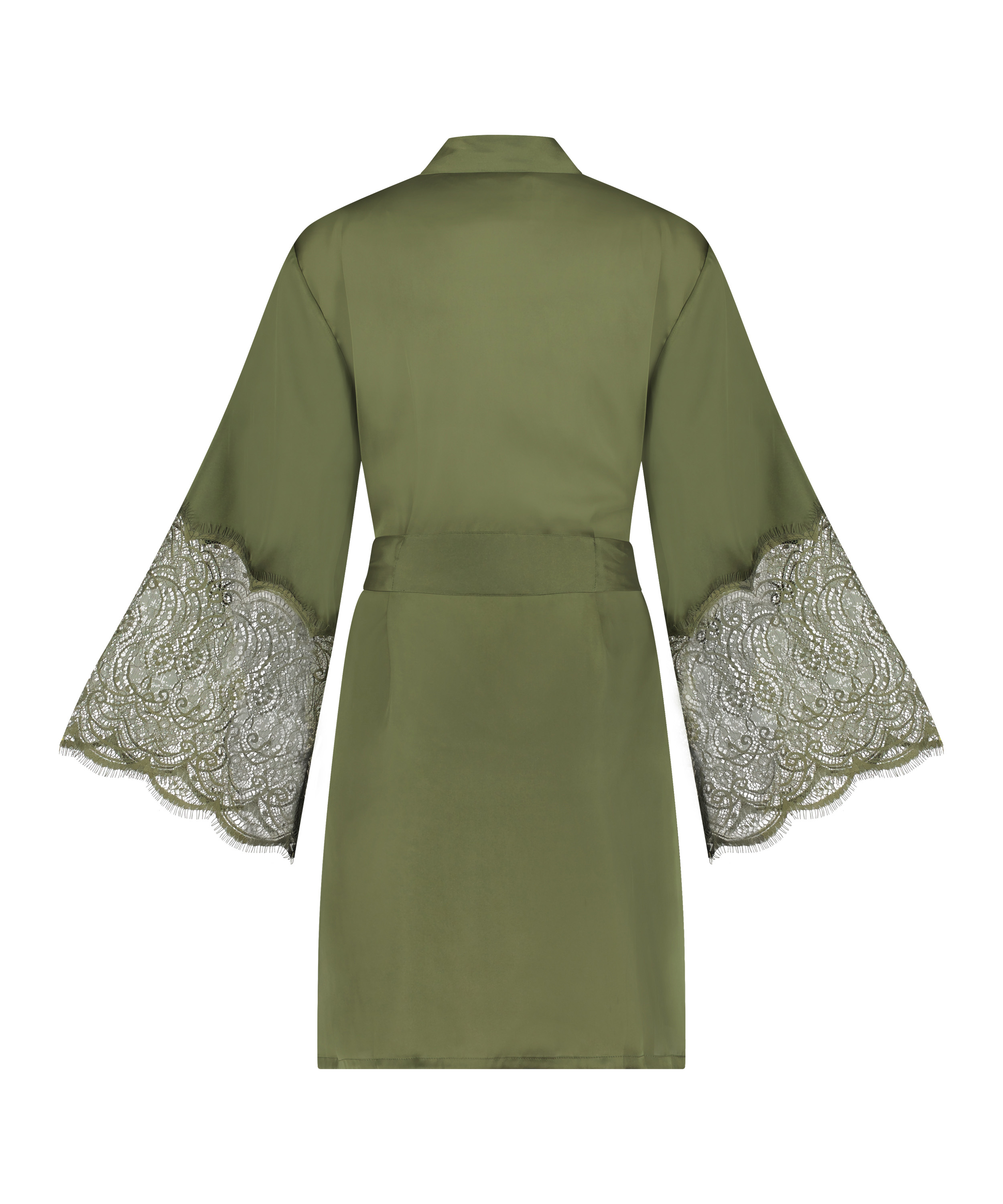 Satynowe kimono, Zielony, main