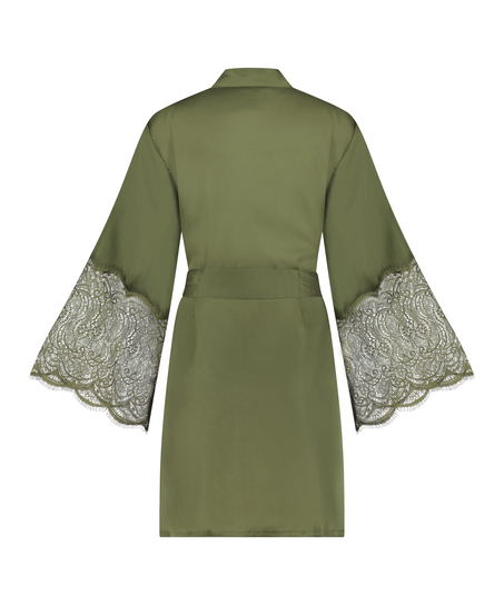 Satynowe kimono, Zielony