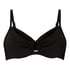 Nieusztywniona g&oacute;ra od bikini z fiszbinami Luxe, Czarny