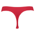 Thong invisible scalloped, Czerwony