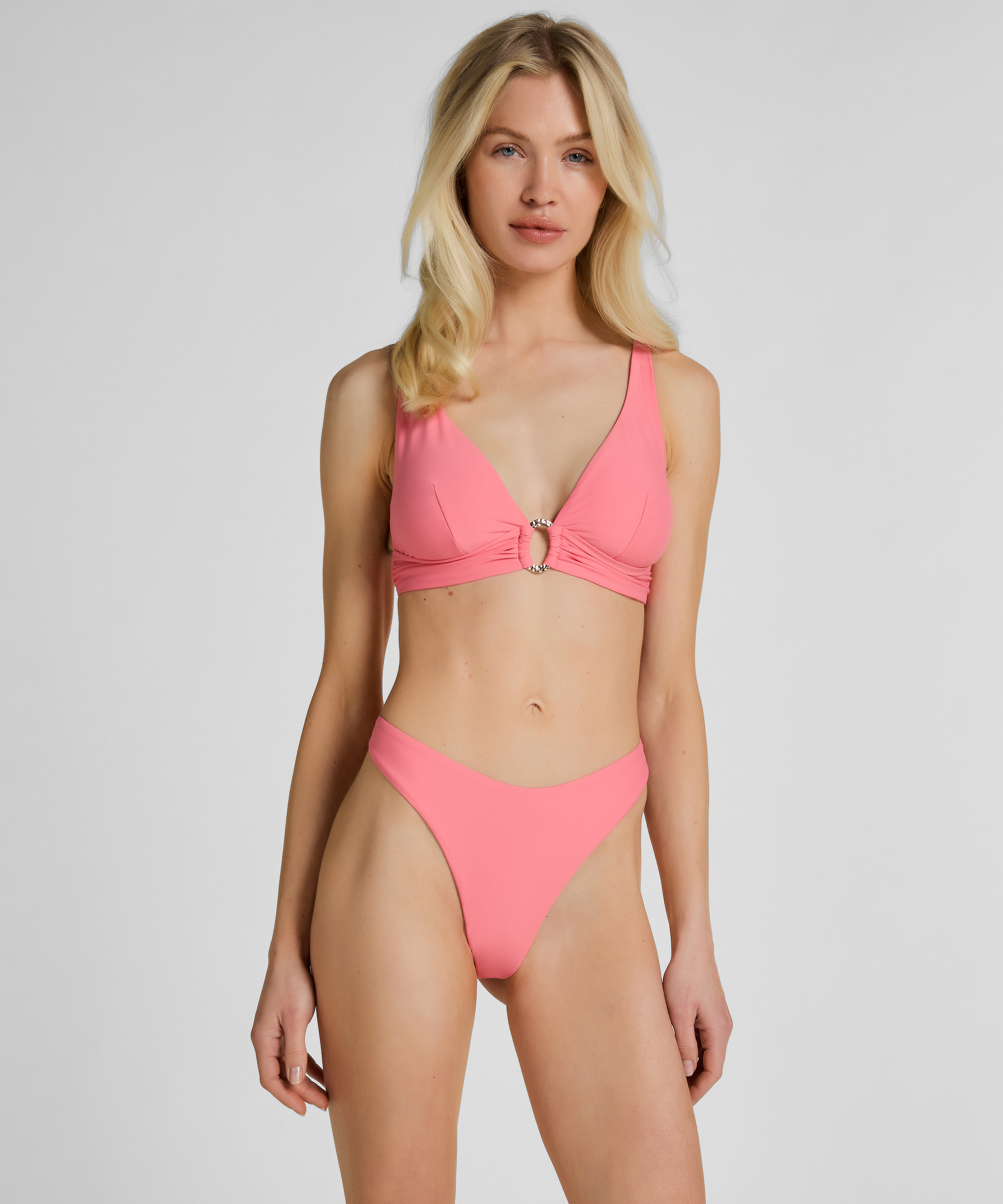 Triangle Bikini Top Luxe, R&oacute;żowy, main