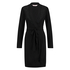 Modal Lace Bathrobe, Czarny