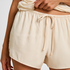 Satin Shorts Ayla, Biały