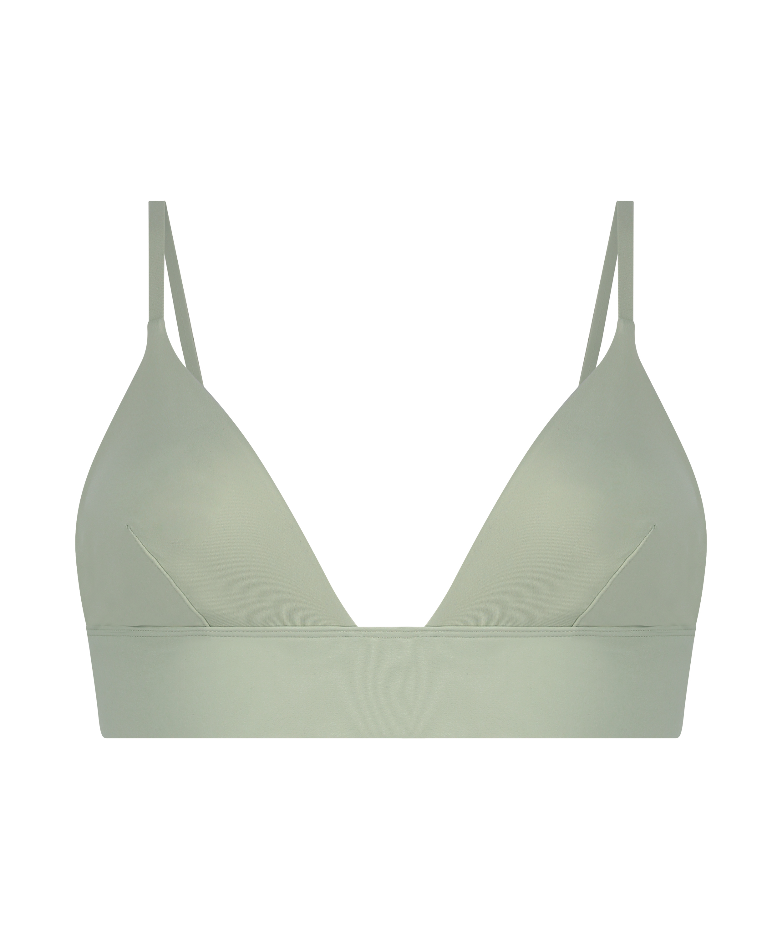 Trójkąt Bralette Smooth, Zielony, main