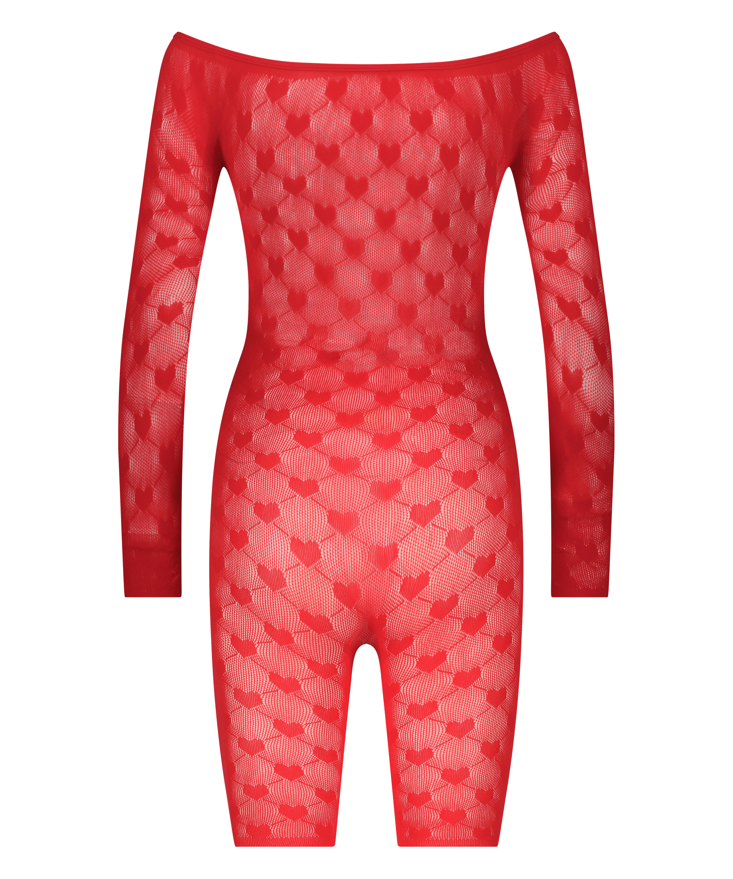 Kombinezon Private z sercem, Czerwony, main