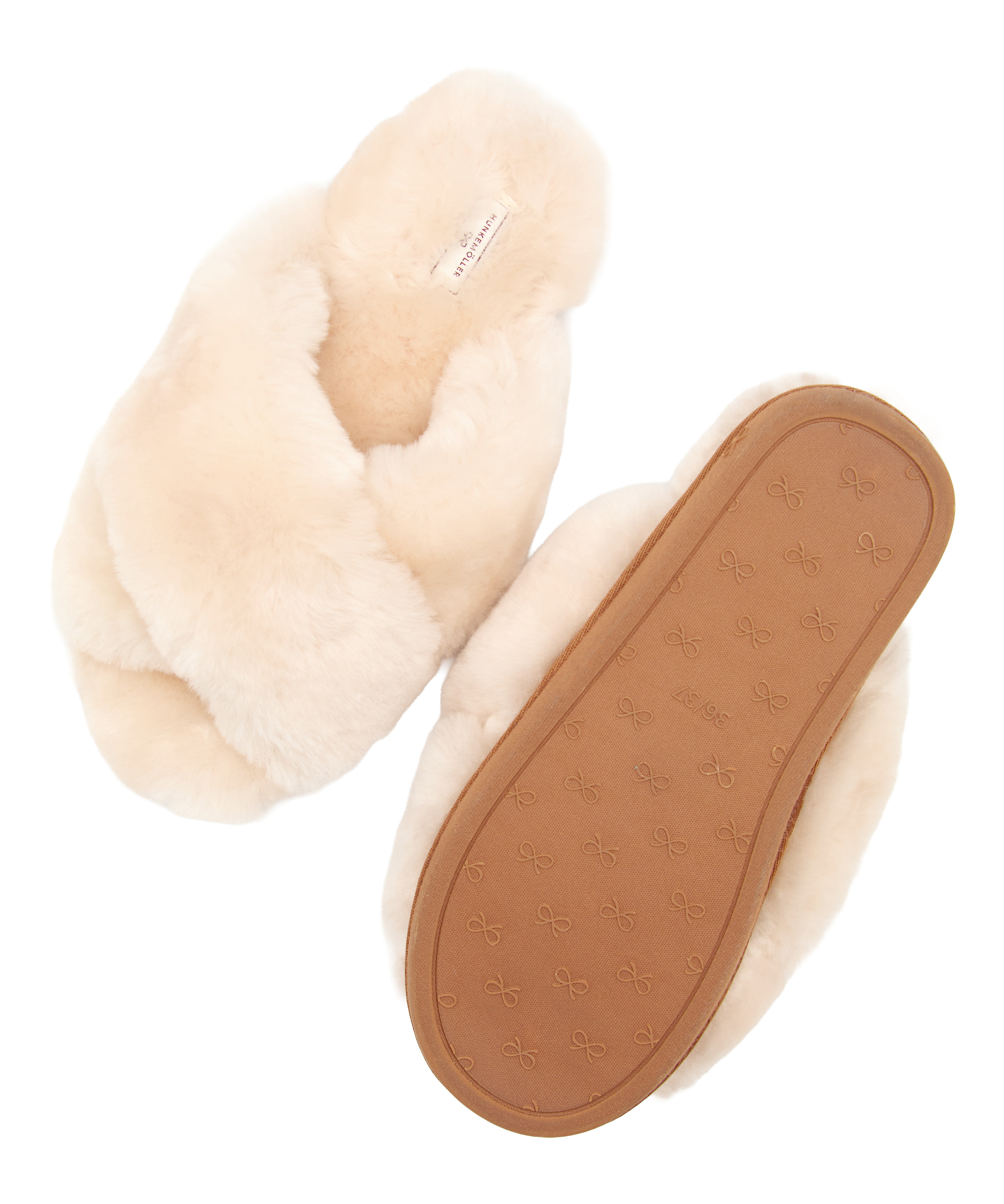 Kapcie Sheepskin, Biały, main