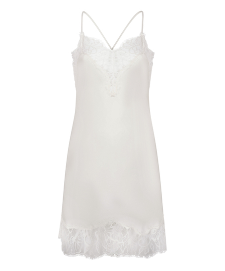 Koszulka nocna Valerie, Biały