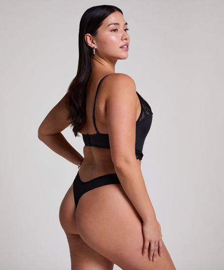 Biustonosz bralette Bronte, Czarny
