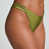Figi bikini z wysokim wycięciem Holbox, Zielony