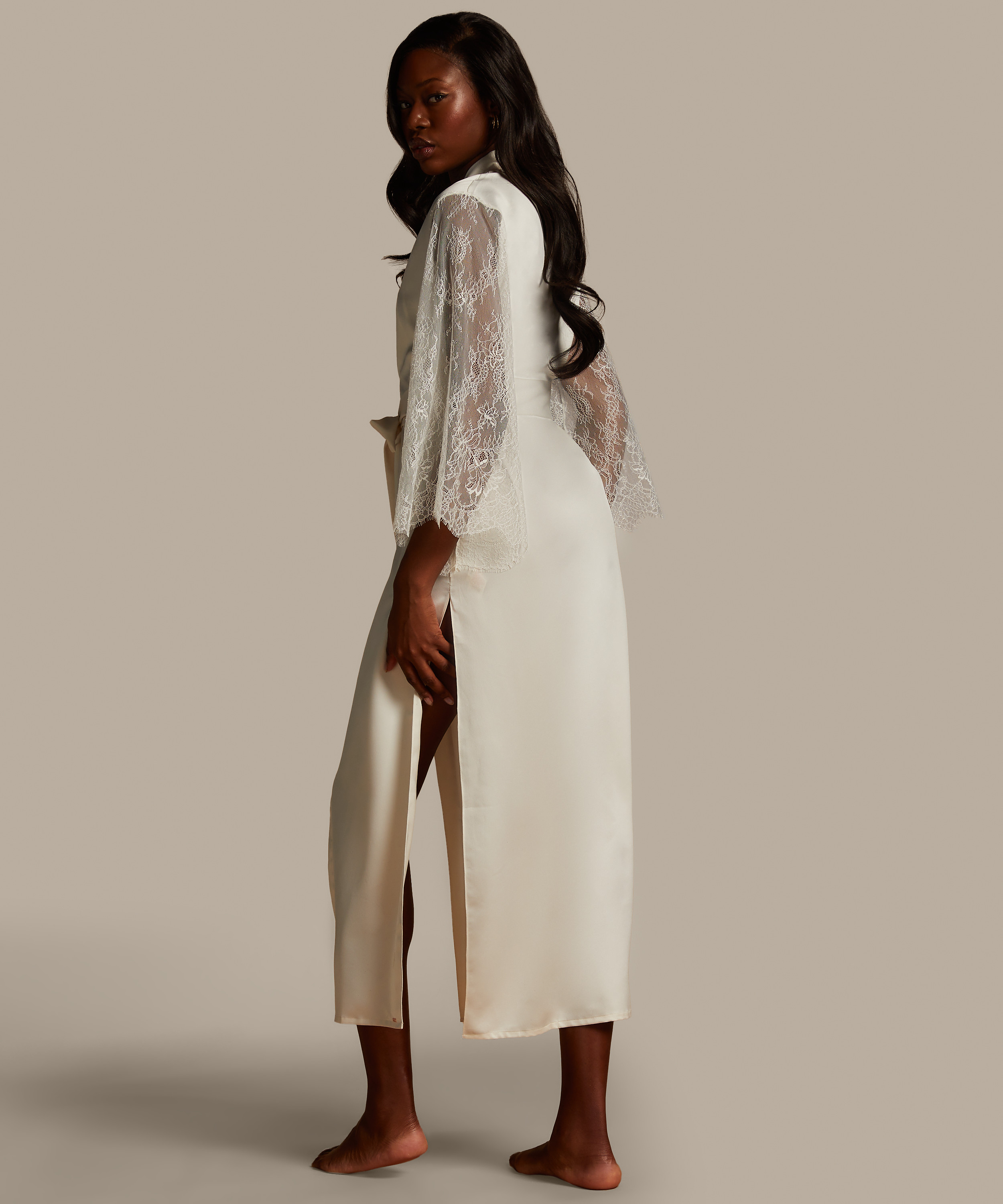 Kimono Camille, Biały, main