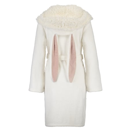 Polarowy szlafrok, Biały