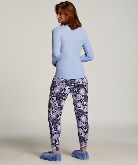 Jersey Pyjama Pants, Niebieski