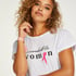 Top z kr&oacute;tkim rękawem Pink Ribbon, Biały
