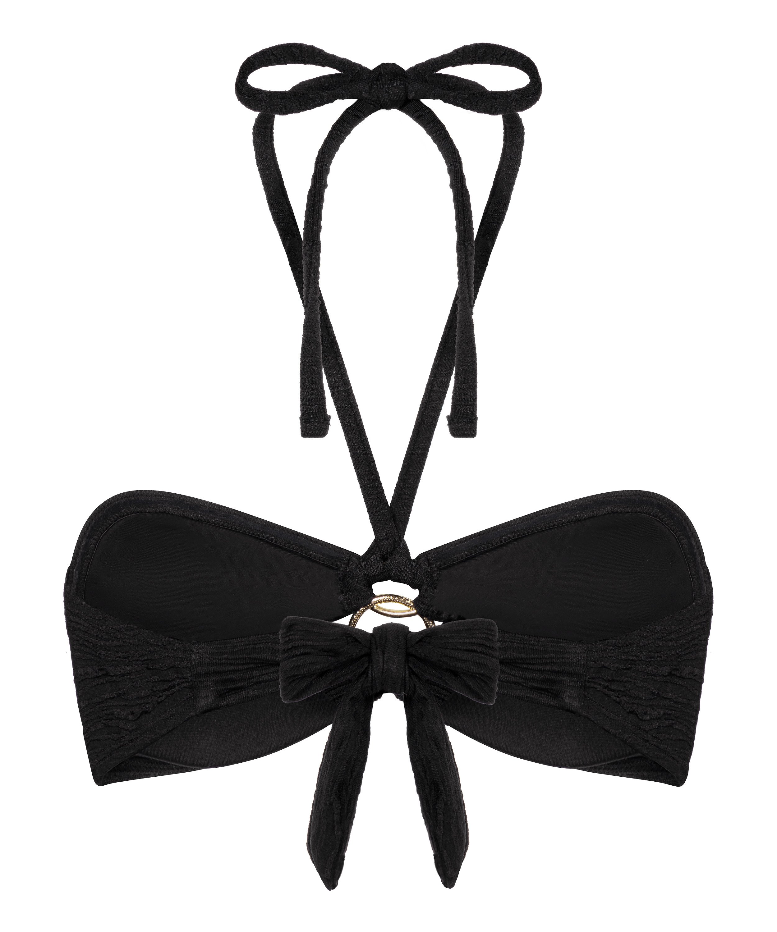 Top od bikini Bandeau Bahamas, Czarny, main