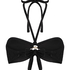 Top od bikini Bandeau Bahamas, Czarny