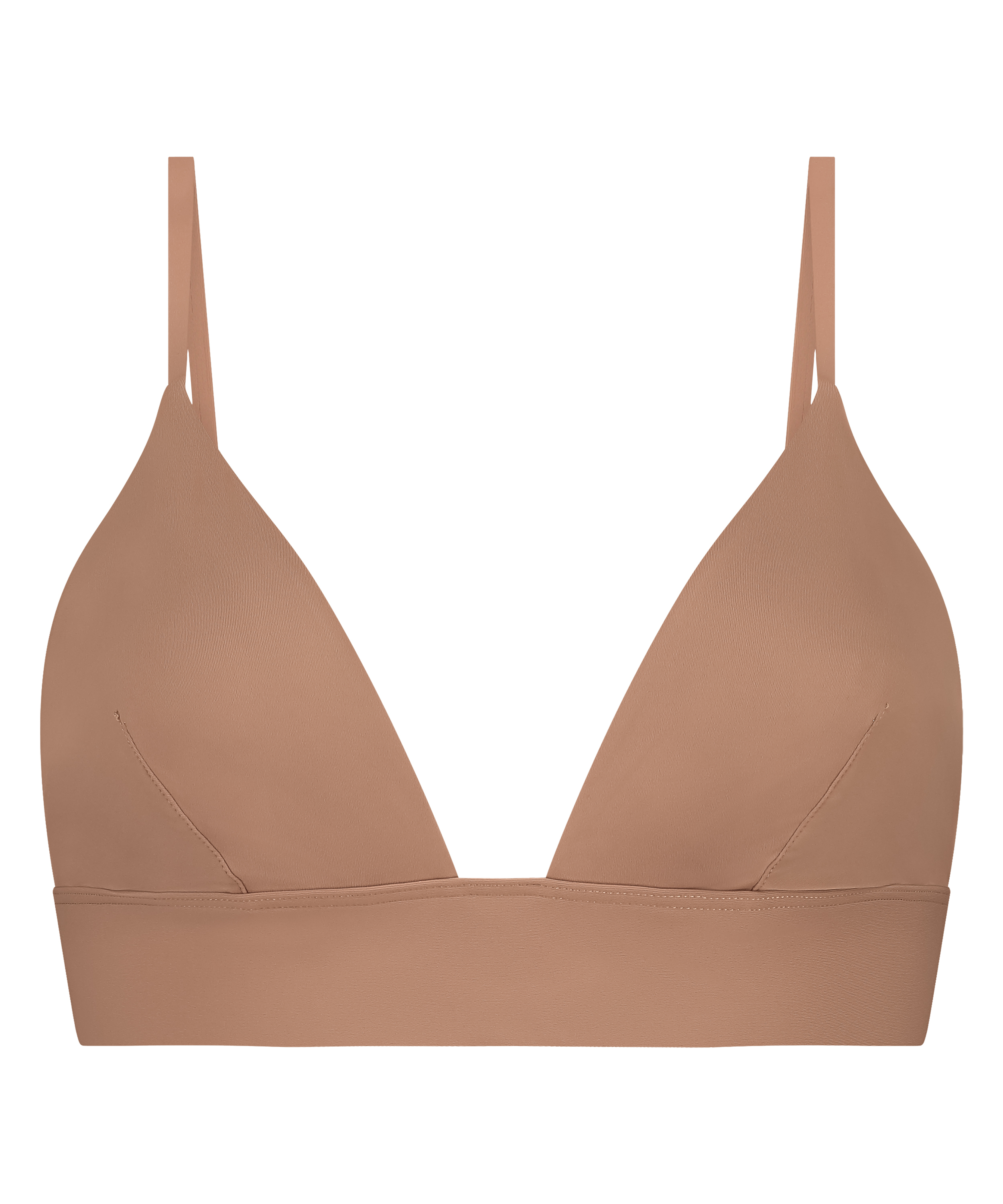 Tr&oacute;jkąt Bralette Smooth, Brązowy, main