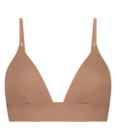 Tr&oacute;jkąt Bralette Smooth, Brązowy