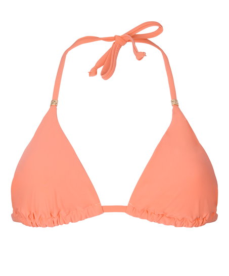 Triangle Bikini Top Luxe, Pomarańczowy