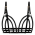 Biustonosz bralette Cross, Czarny
