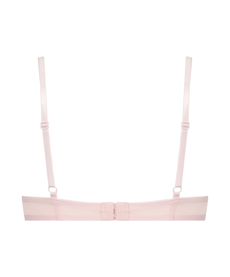 Usztywniony biustonosz z fiszbinami Naomi, Różowy