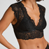 Biustonosz bralette Posie, Czarny