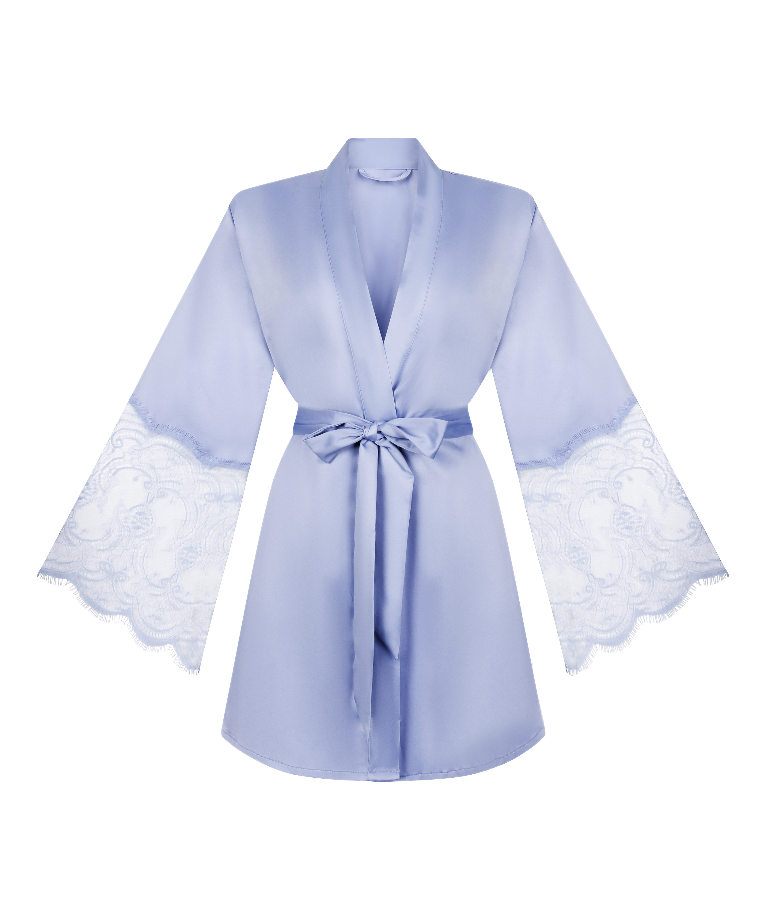 Satynowe kimono, Fioletowy, main