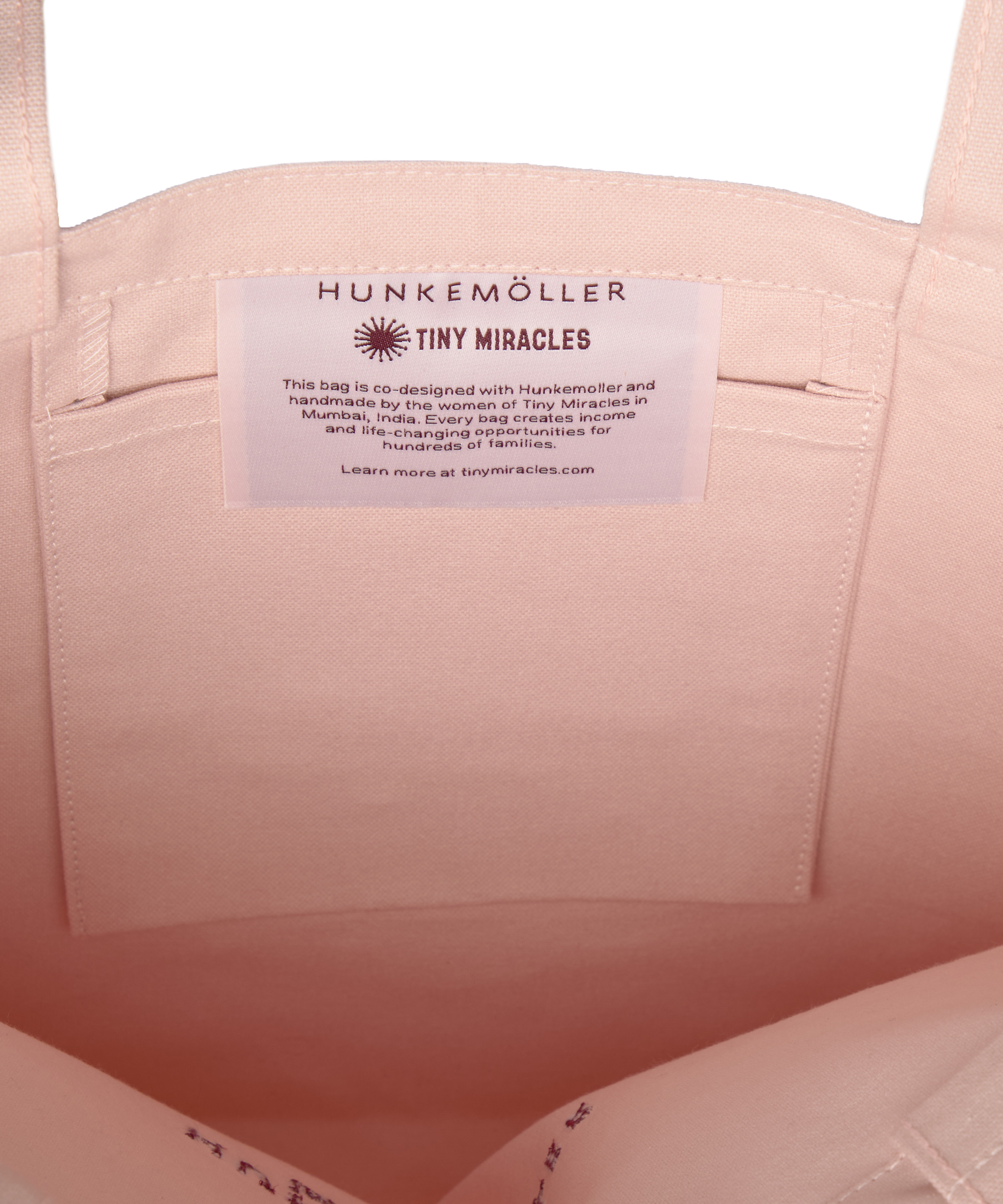 Canvas Tote Bag Small, R&oacute;żowy, main