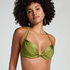 Top od bikini Holbox, Zielony